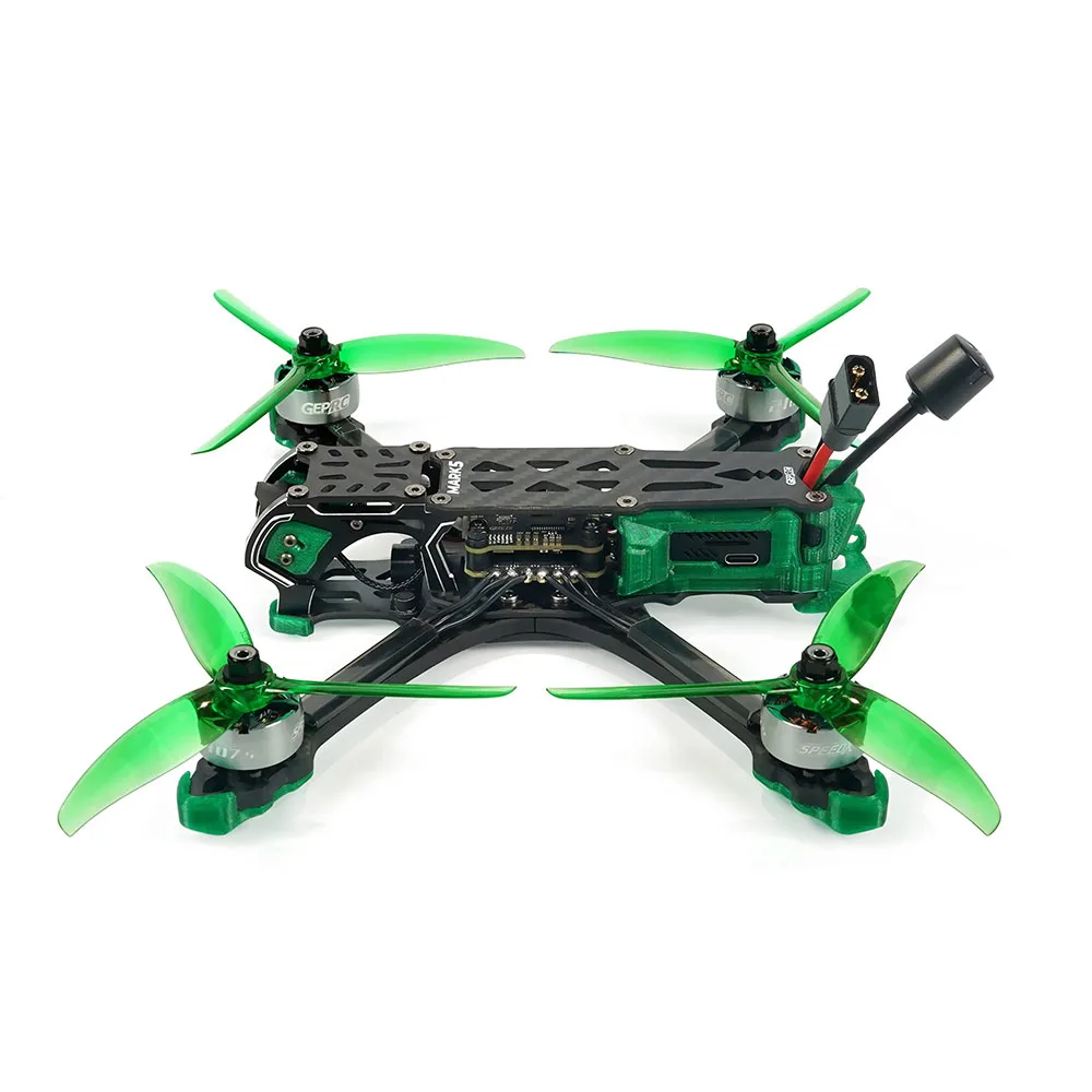 GEPRC MARK5 HD O3 Freestyle FPV Drone with O3 Air Unit Supports up to 4K/60fps and 7075-T6 Aluminum Camera Plate/Gemfan 5136