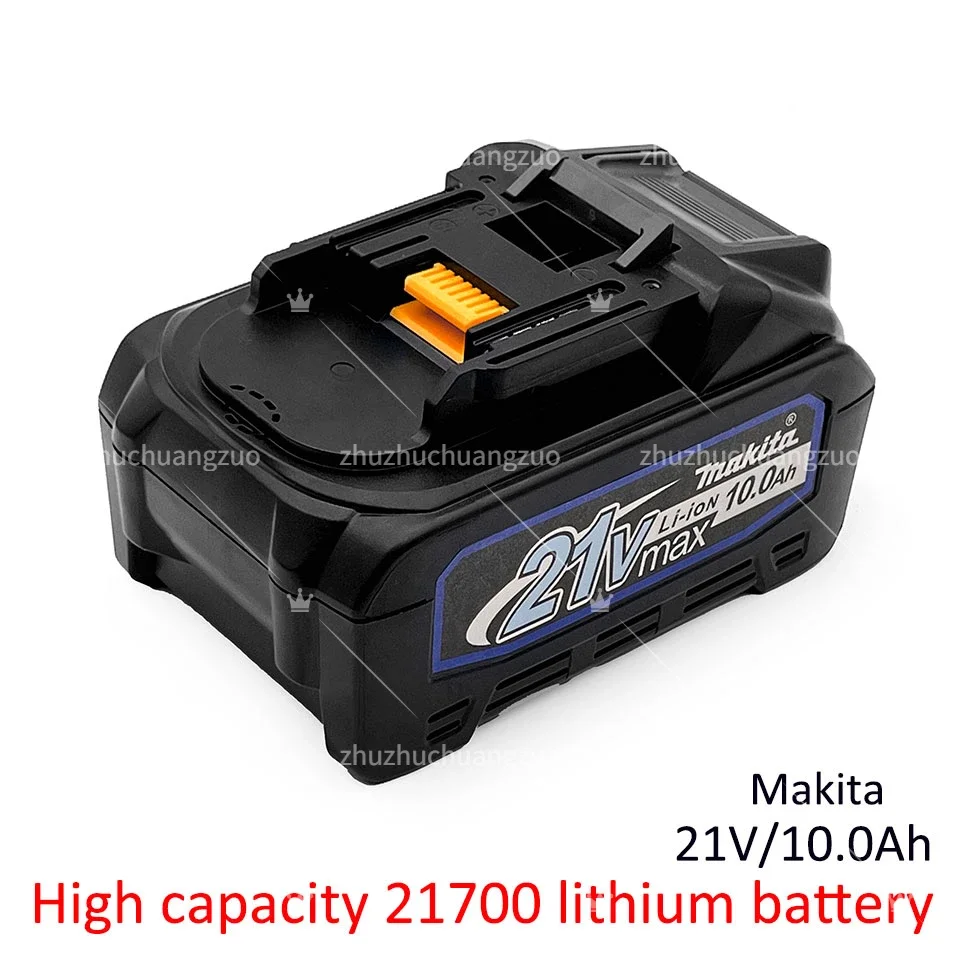 Imagem -04 - Bateria Recarregável 10ah 8ah 6ah 21v 21700 Li-ion Celular Adequado para Makita Ferramenta Elétrica Bl1860 Bl1880 Bl18100 Original Makita18v