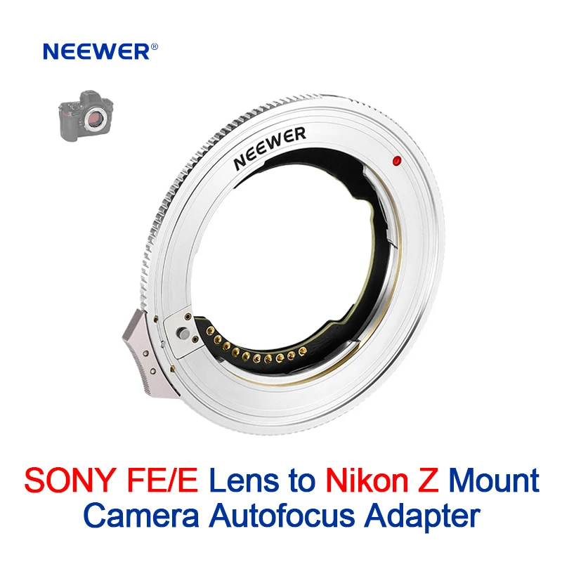 NEEWER FE/E Mount Lens to Z Mount Camera Autofocus Adapter Compatible with Tamron Sony Sigma Zeiss FE E Mount Lens Nikon Z