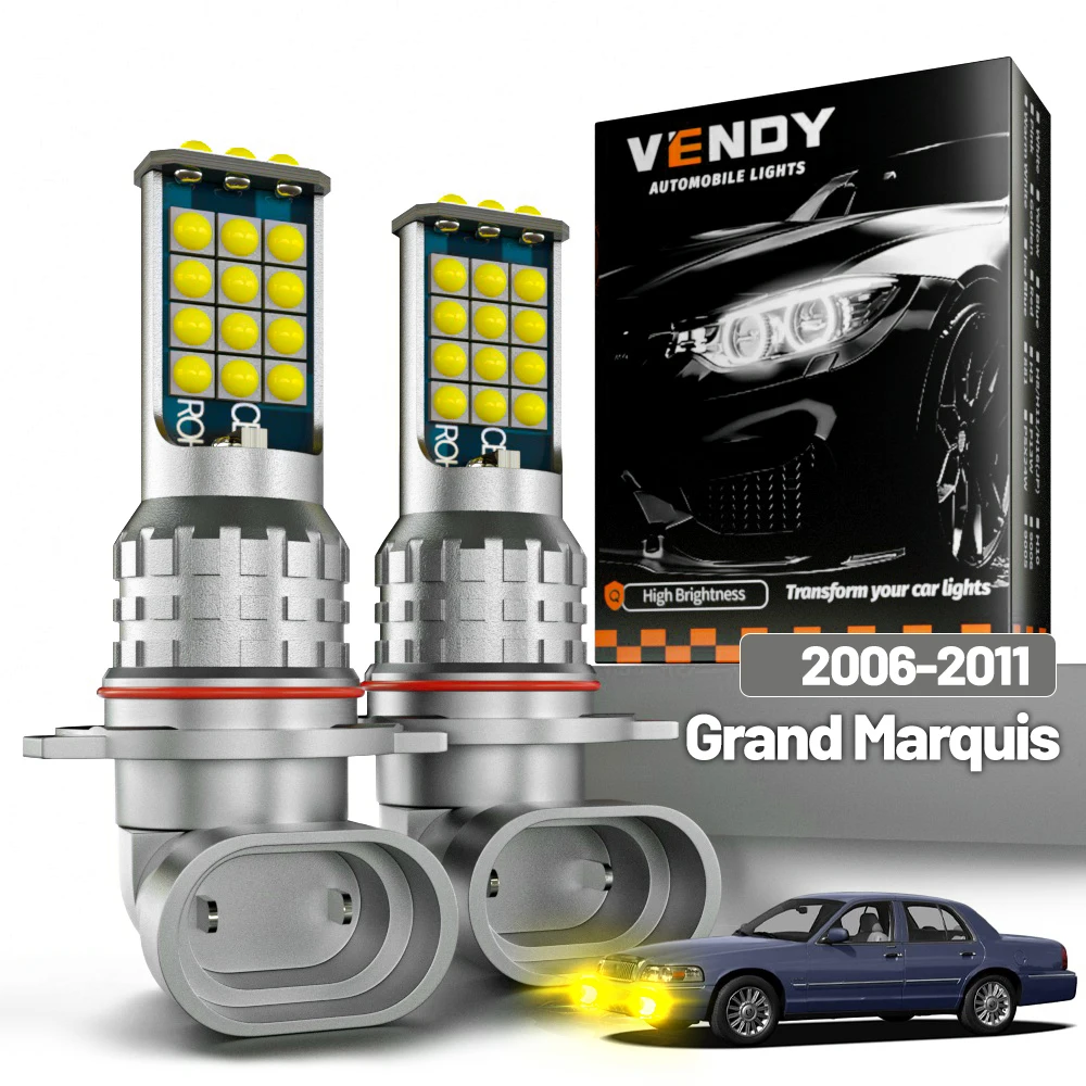 

2 шт. светодиодные противотуманные фары для Mercury Grand Marquis 2006-2011 2007 2008 2009 2010, аксессуары Canbus