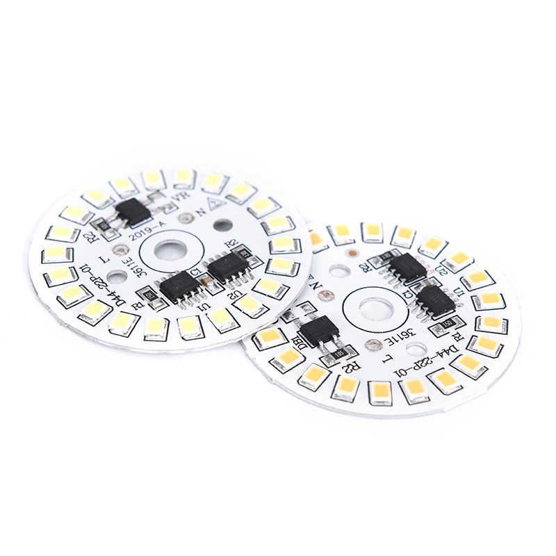 1pc LED Bulb Patch Lamp SMD Plate Circular Module Light Source Plate For Bulb Light