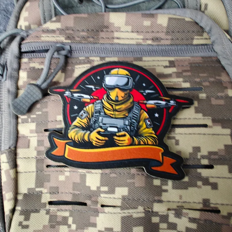 2026 New Patches, Drone operator Morale Badges, For Clothing, Hats, Backpacks, etc., Hook and Loop