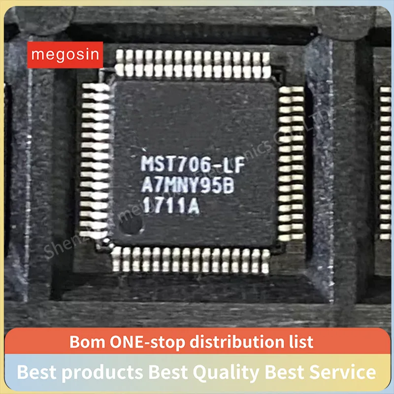 1~5pcs/lot  MST706 MST706-LF LQFP64 High-definition LCD driver chip