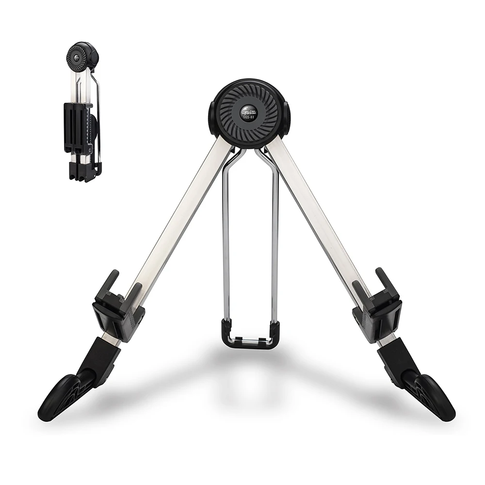 

Портативная складная подставка для гитары JOYO Guitto Series GGS-03, дизайн A-образной формы, напольная подставка для акустических/электрических гитар, бас-гитар, банджо