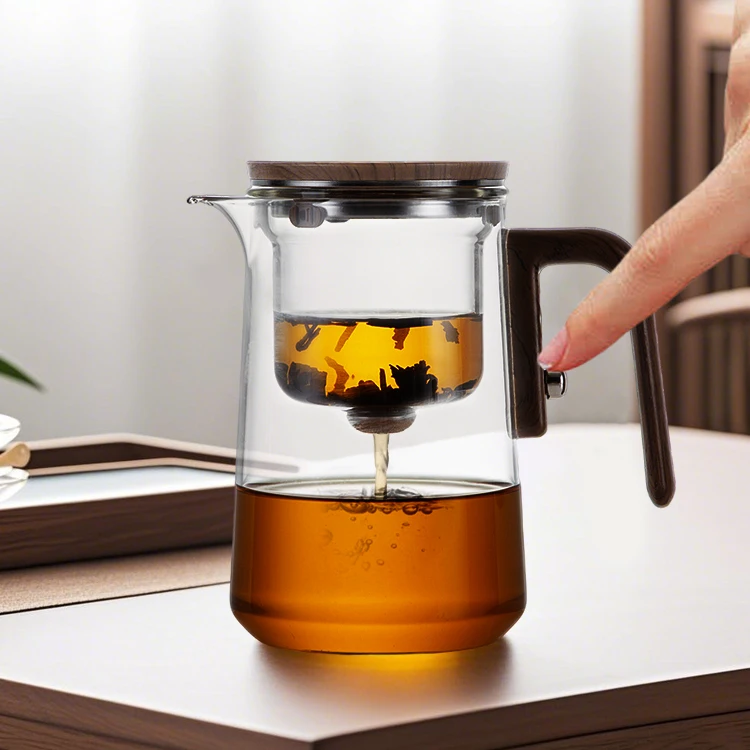 

Witchcraft Magic Borosilicate Heat-resistant Glass Teapot with Filter and ABS Handle