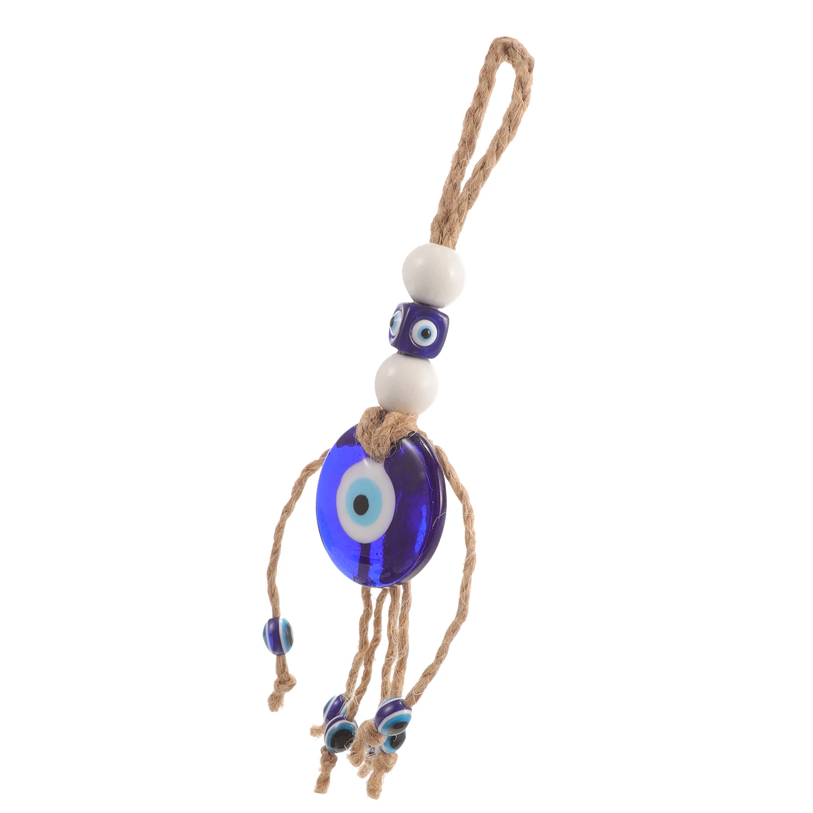 

Blue Glass Hanging Decoration Evil Eye Charms Car Pendant Accessories Pendants Wall Ornament
