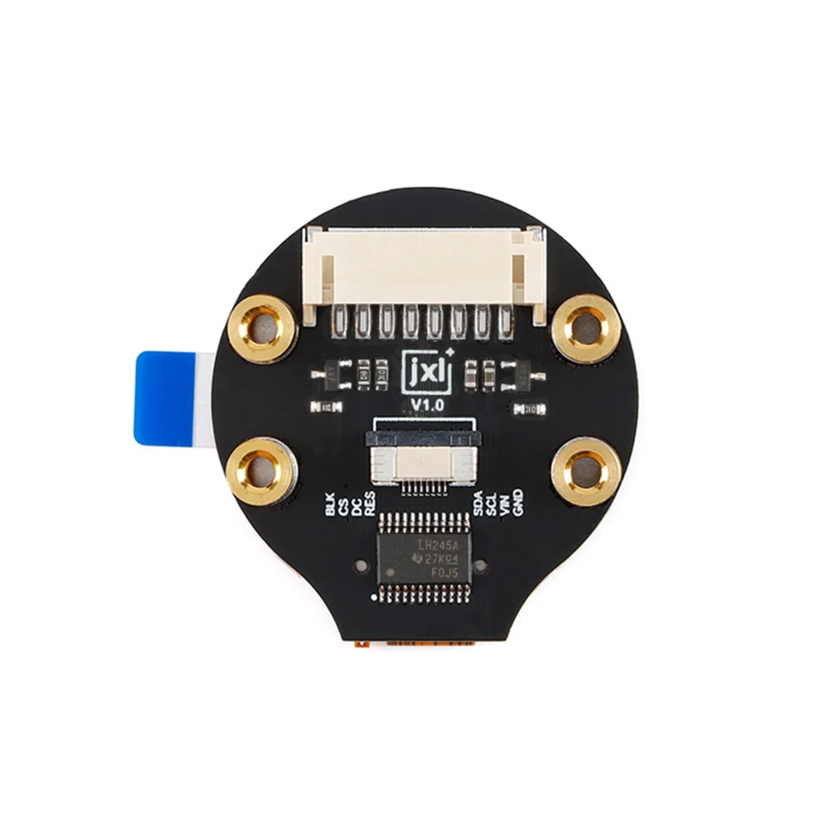 1.28 Inch IPS Color TFT LCD Display Module 1.28Inch RGB LED Round Screen 240x240 GC9A01 Drive 4 Wire SPI Interface YDH