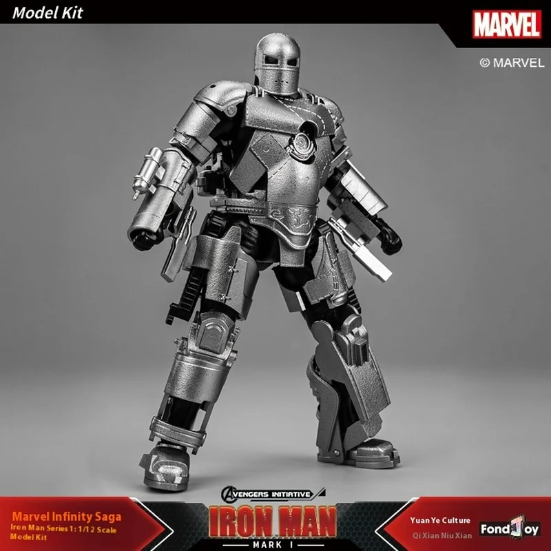 fondjoy-official-licensed-iron-man-mk1-model-kit-1-12-scale-hand-assembled-collectible-figure-with-display-base-gift-for-teens