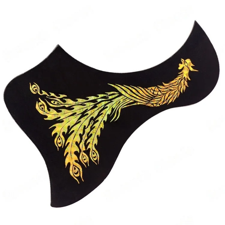 

40 41-дюймовая защитная пластина для акустической гитары от царапин, в форме птицы с лазерной печатью