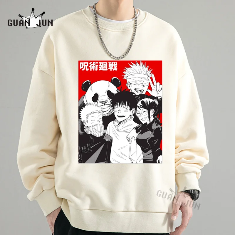 

Jujutsu Kaisen Unisex Anime Sweatshirt Men and Women Graphic Hoodies Gojo Satoru Ryomen Sukuna Sweatshirts Manga Clothing Male