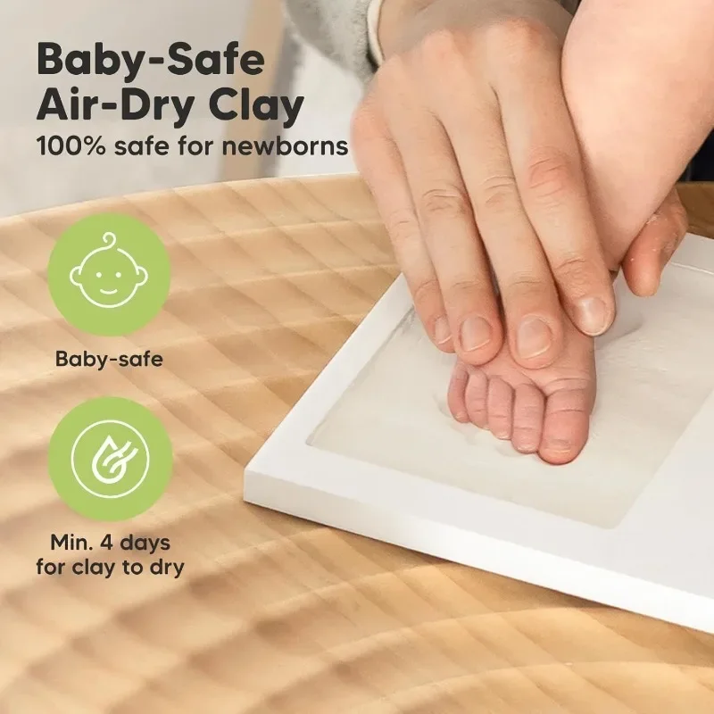 Baby Handprint and Footprint Keepsake Photo Frame Kit 5