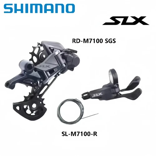 SHIMANO SLX SL-M7100 derecha RD-M7100 SGS/RD-M7120 SGS 12 velocidades Shifter desviador trasero Original para bicicletas de montaña piezas de conducción