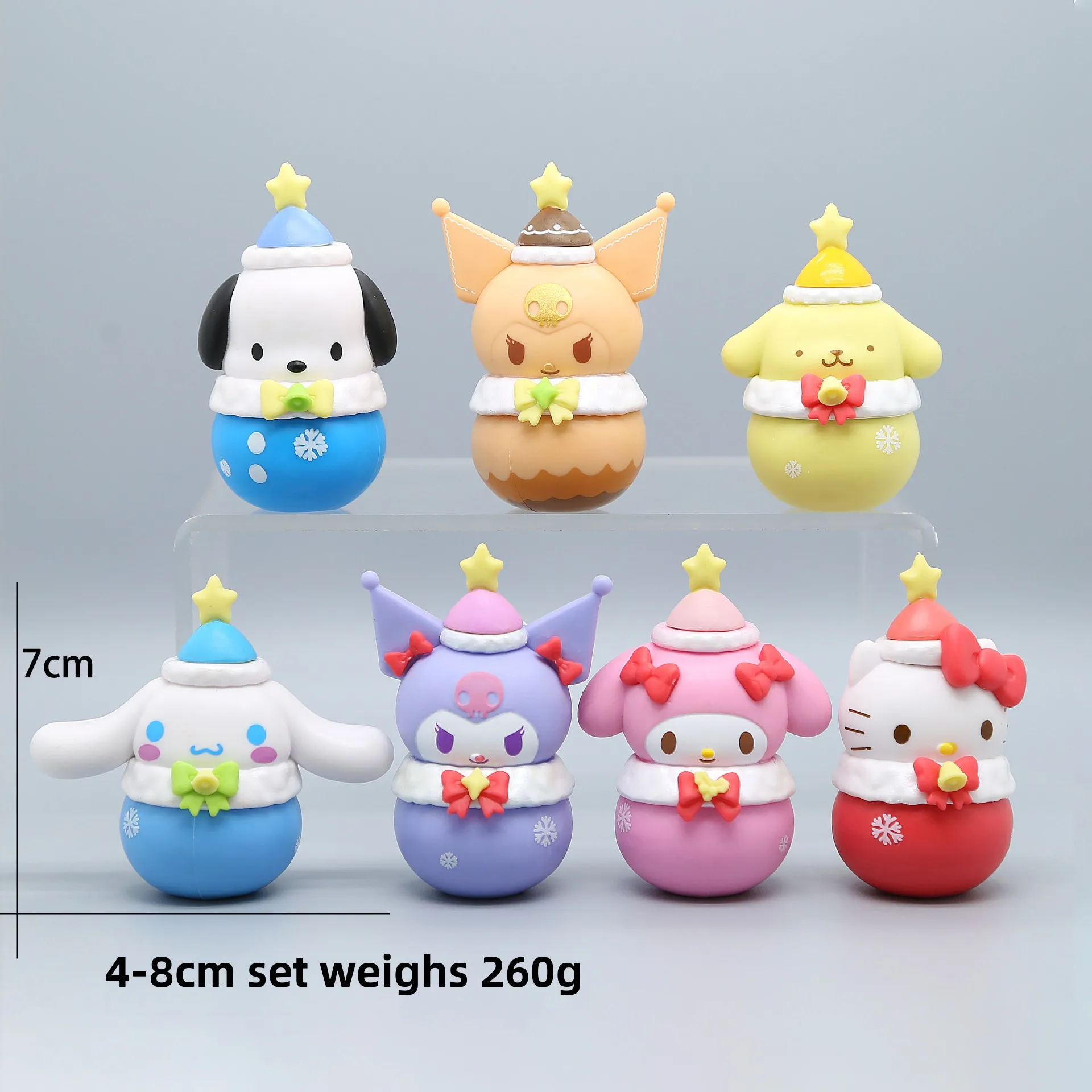 ตุ๊กตาซานลี่เคที คริสต์มาส น้องเมโลดี้ ปาชา คุโรมิ ของตกแต่งโต๊ะทำงาน น่ารัก กล่องสุ่ม