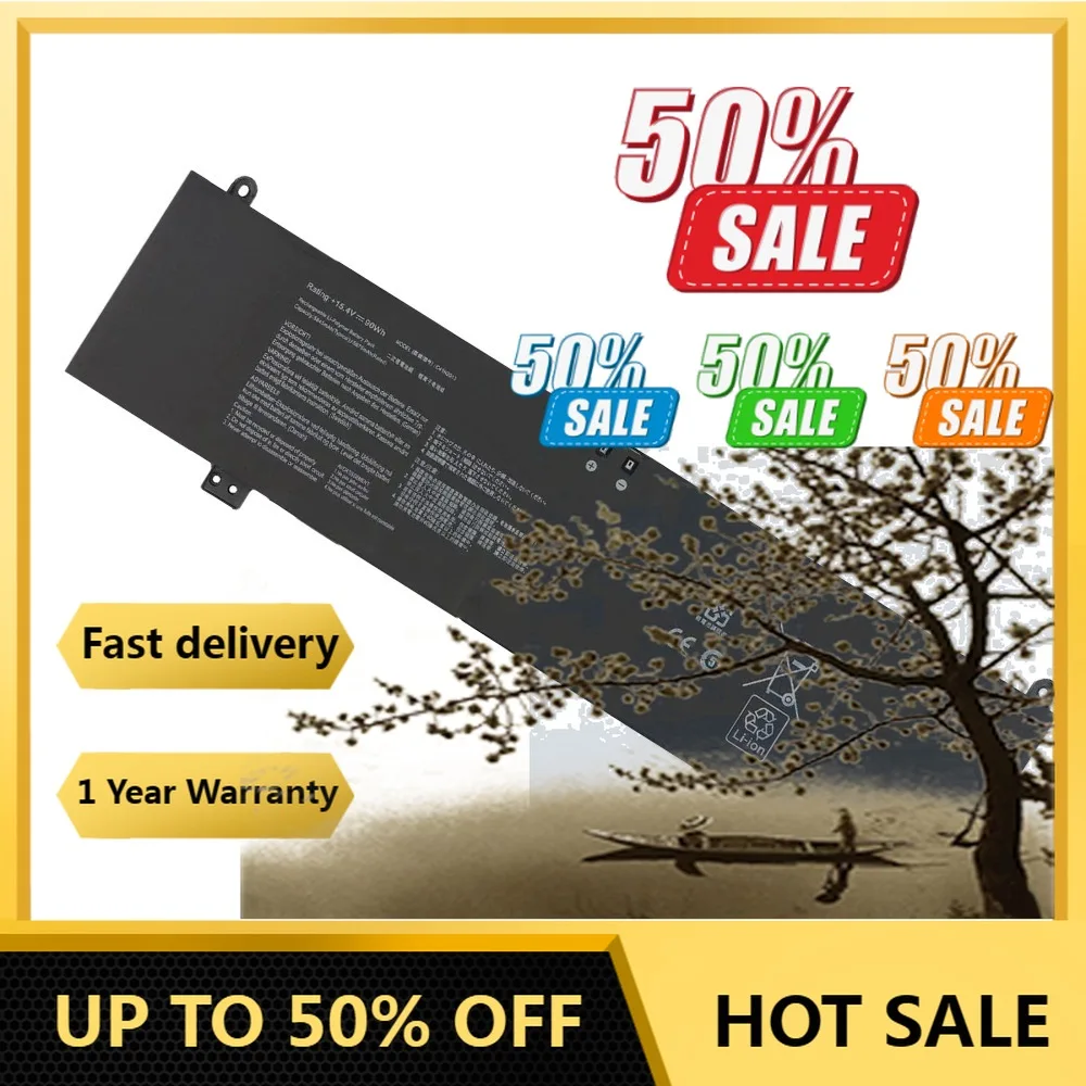 

【Fast Delivery】90Wh Laptop Battery New Replacement For Asus TUF Gaming A15 FA507 A17 FA707 ROG Strix G513 G513IM G713 G713I C41N