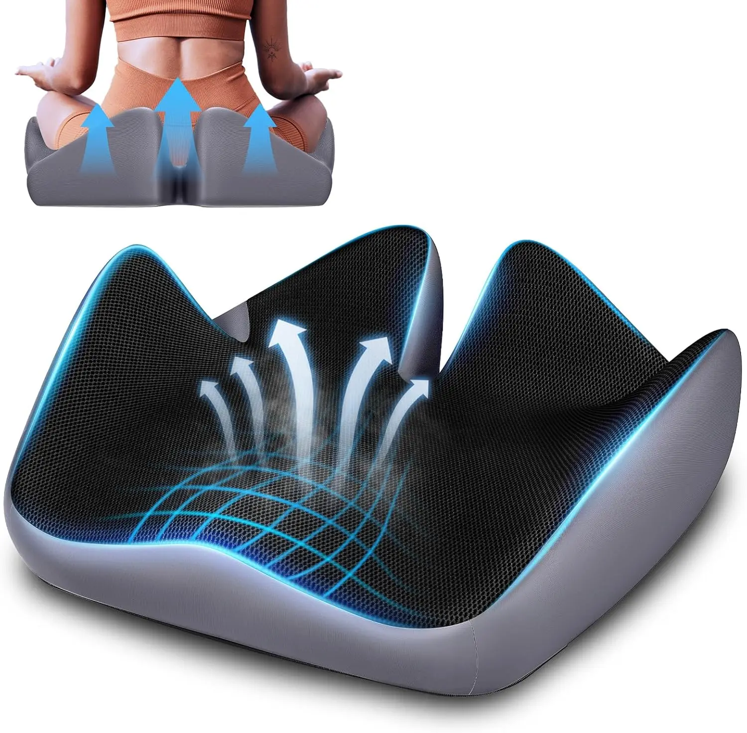 Ergonomic Memory Foam Office Chair Cushion