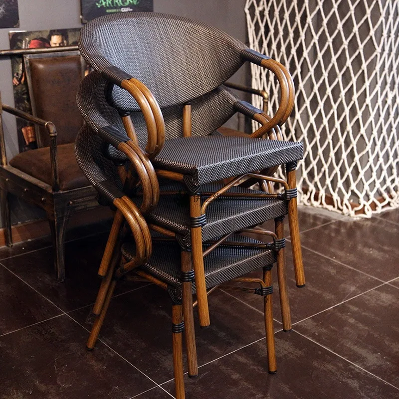 Outdoor Table And Chair Set Modern Custom  For Courtyard Balcony Coffee Shop & Garden Use-Waterproof Outdoor Furniture