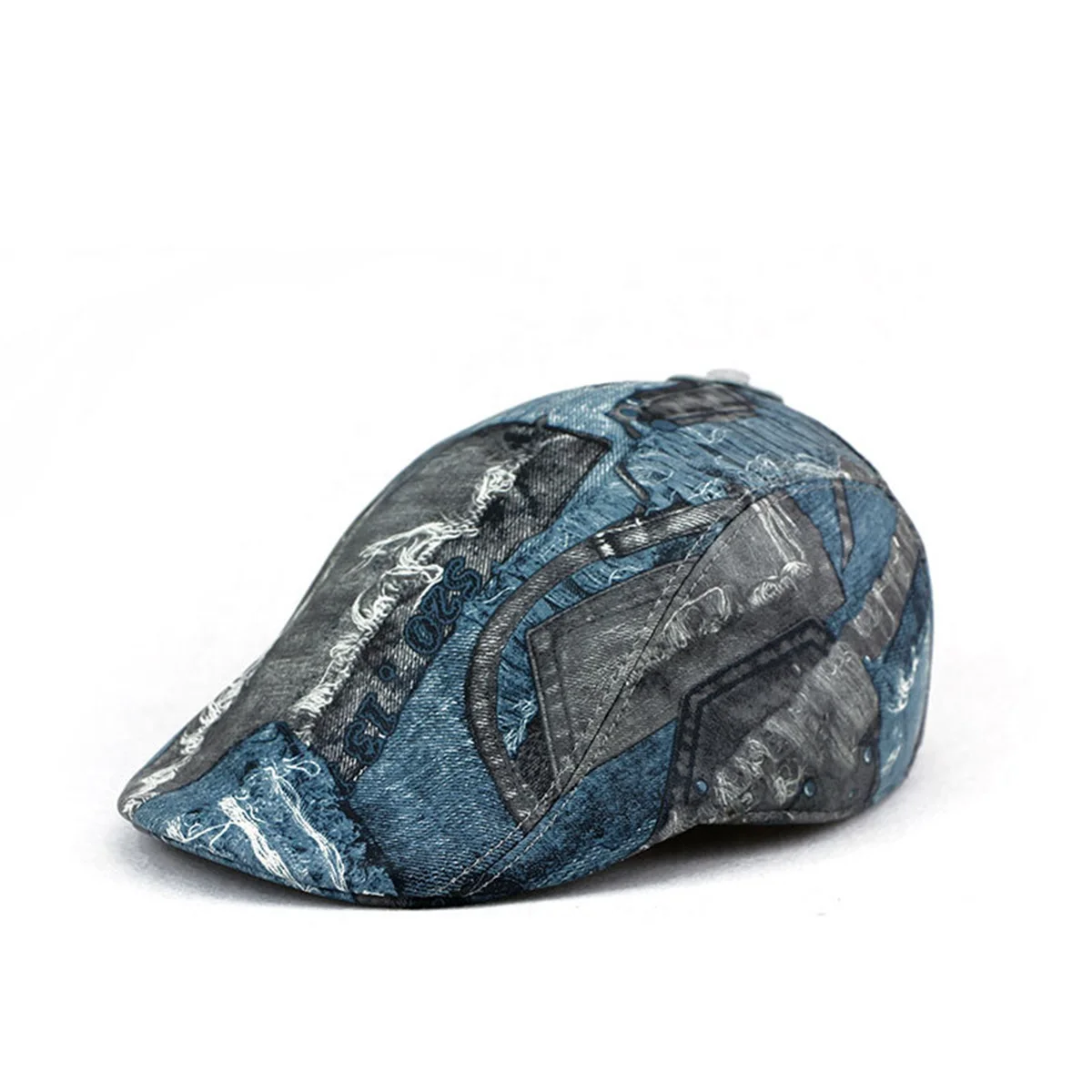 

Повседневная тонкая кепка из овчины в корейском стиле для мужчин