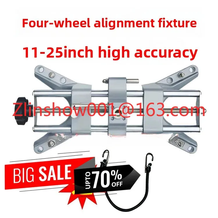 Wheel Aligner Fixture Automotive 3D Positioning Wheel Clamp Tool Accessories, Hanger Clamp Claw Rim Card Four Corners Triangle