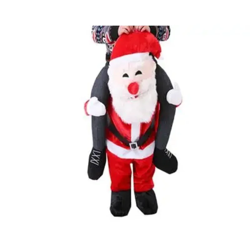 New 2025 Magic Pants Ride on Me Walking Mascot Back Costumes Adults Animals Fake Legs Christmas Halloween Cosplay Party Dre X159