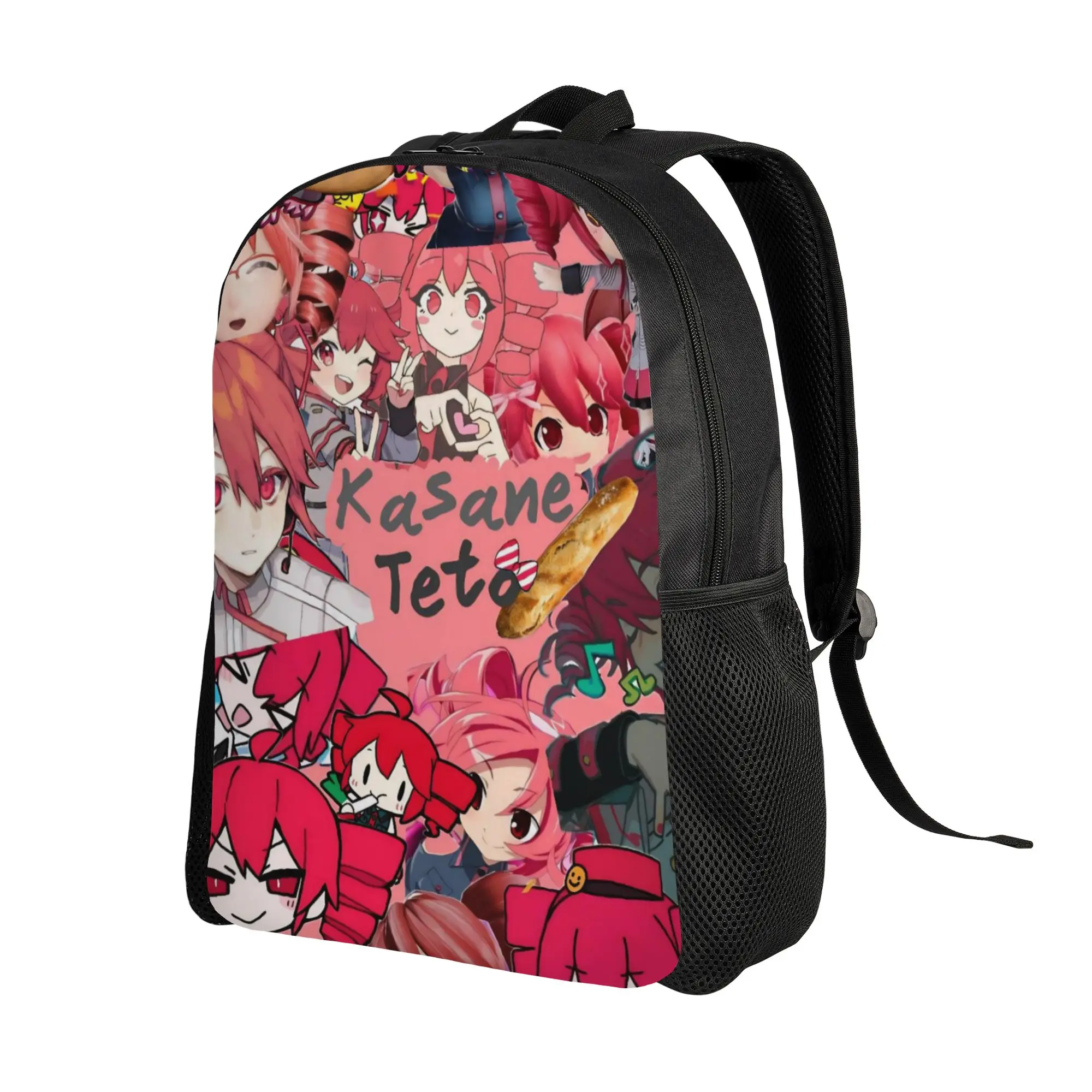 Pearto Poteto Anime Kasane Teto Virtual Singer Backpack  Funny Backpacks Women University Pattern School Bags Designer Rucksack