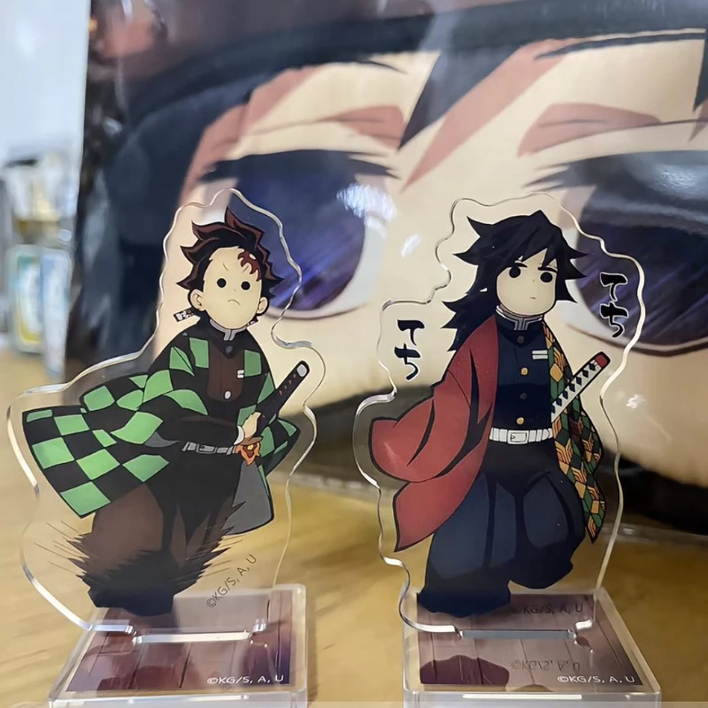 

Demon Slayer Cartoon Peripheral Acrylic Stand Model Kimetsu No Yaiba Kamado Tanjirou Tomioka Giyuu Desk Decor Standing Sign Gift