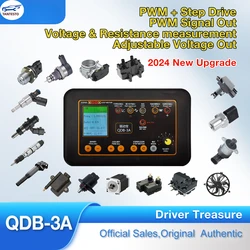 QDB-3A Automobile Ignition Coil Tester Car Idle Stepping Motor Solenoid Valve Injector Actuator Fault Detector Driver Generator