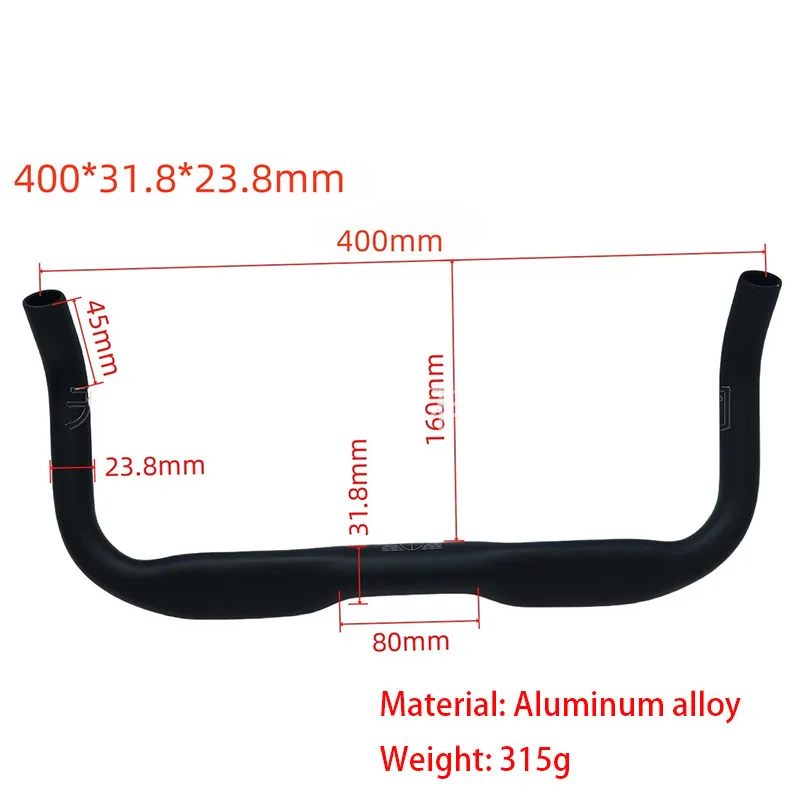 Lightweight Aero Upgrade! 31.8mm Alloy Bullhorns: The Secret Weapon for Fixed-Gear & TT Speed Freaks