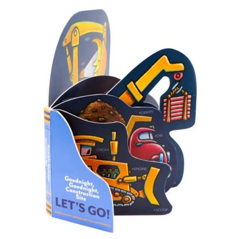 Goodnight Goodnight Construction Site Let's Go,Baby Children's books aged 1 2 3, English picture book, 9781452164762