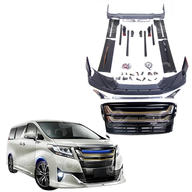 

2016year+ Car Bumper Assembly Body Parts For toyoota Alphard Upgrade to Modellista Aero Tourer Body Kits