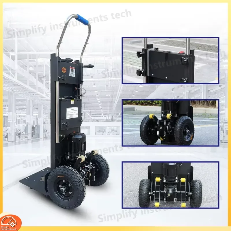 Stair Climber Hand Truck Portable Dolly with Triangle Wheels Heavy Duty Moving Cart for Home Office Warehouse