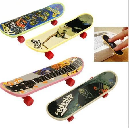 Mini Creative Plastic FingerBoard Skateboard Finger Boards Skate Truck Finger Skateboard for Kid Toys Funny Children's Day Gift