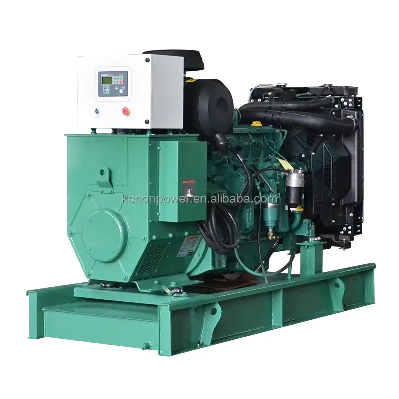 Best price super silent 60KW 75kva diesel generator with Volov Penta TAD530GE engine