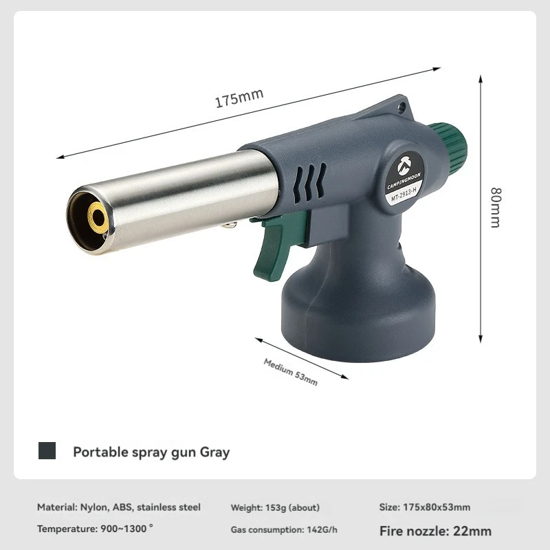 CAMPINGMOON MT-2913 Camping Point Carbon Outdoor Barbecue Baking Inverted Igniter Handheld Cartridge Spitfire Gun