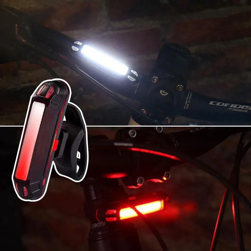 Fahrrad Rücklicht Reiten IPX-5 USB Lade Fahrrad Warnung Rücklicht Quick Release Griff Halterung für 22-31,8mm Rennrad/Mountainbike