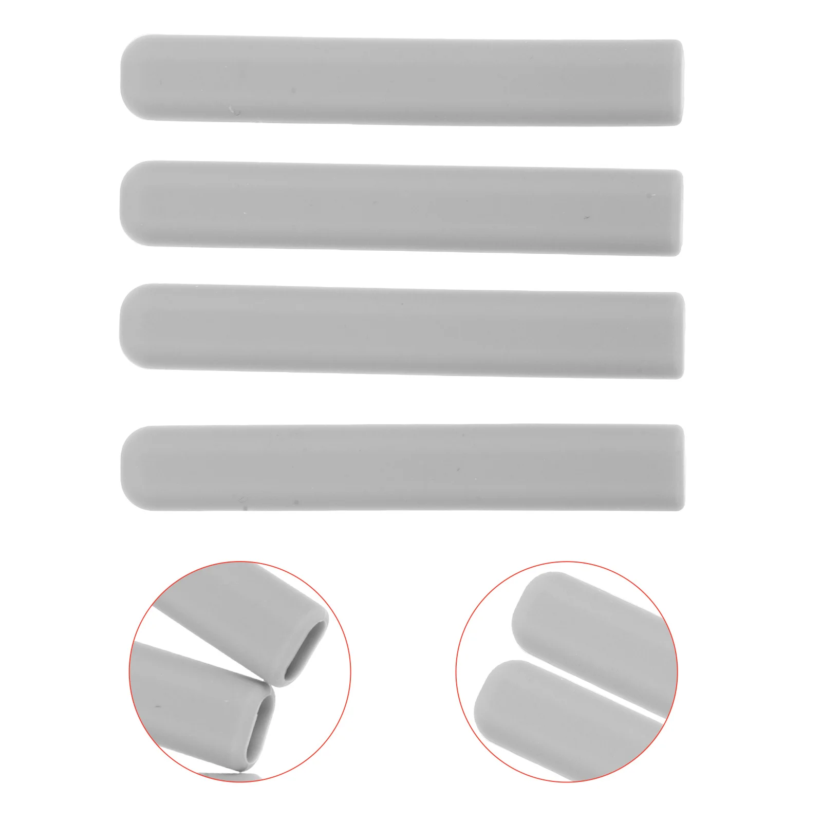 2Pairs Eyeglass Ear Grips Silicone Anti-Slip Holders Exquisite Workmanship Invisible Design for Most Glasses Eyeglass Ear Grips