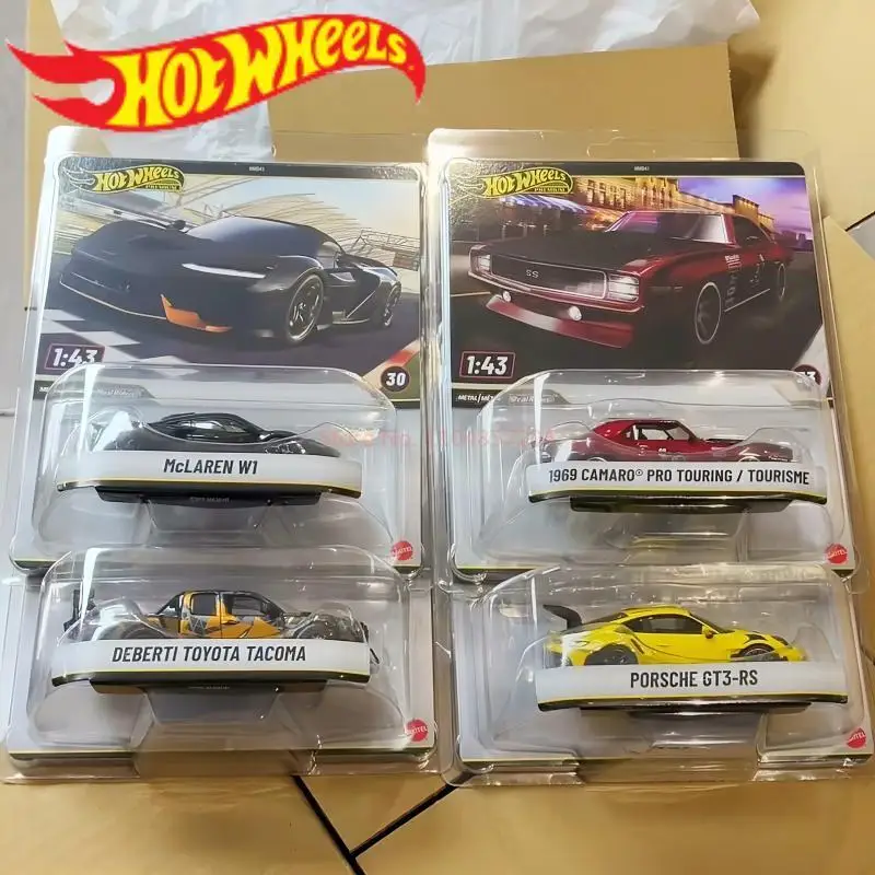 

Оригинальная автомобильная культура Hot Wheels, золотая этикетка 1:43, большая масштабная модель автомобиля, Toyota Porsche McLaren, модель автомобиля из сплава, игрушки, подарки
