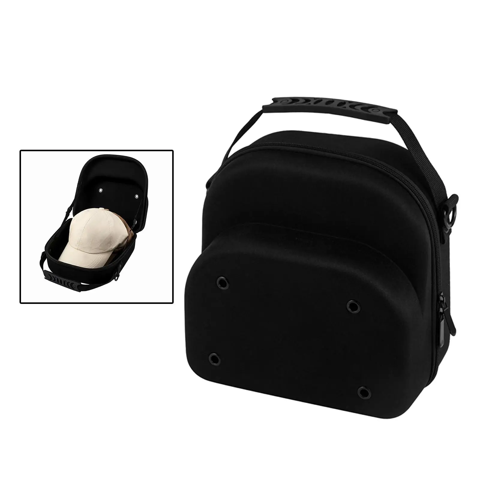 Hat Case for Baseball Caps Hat Organizer Holder Bag for Women Men Durable Hard Shell Portable Hat Carrier Case Hat Storage Bag