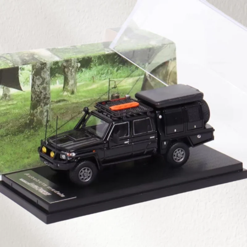 Autobots moulé sous pression 1/64 échelle LandCruiser alliage modèle voitures J70 LC79 PickupTruck jouer véhicules jouets pour garçons cadeau boîte d'origine