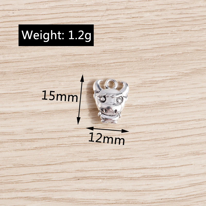 Tusember 20 Stück Legierungs-Anhänger in Form von Eule, Bär, Elefant und Pferd für Schmuck, Halsketten, DIY-Armbänder, Ohrringe, Zubehör und Bastelarbeiten – Detail 25