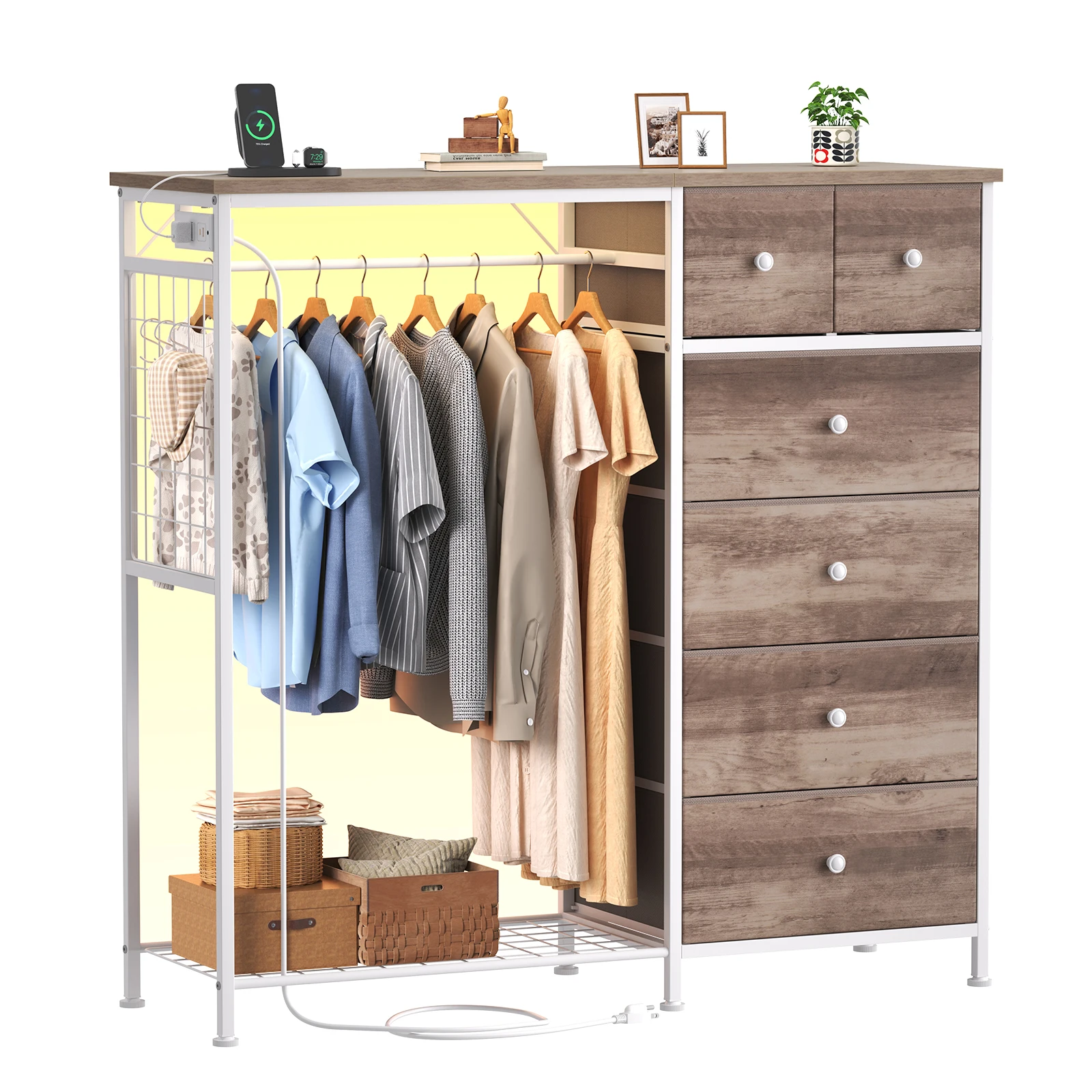 compact storage footprint