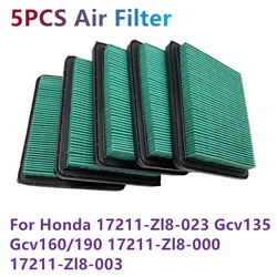 1/5PCS New Air Filter Suitable For Honda 17211-Zl8-023 Gcv135 Gcv160/190 17211-Zl8-000 17211-Zl8-003 Lawnmower Parts Air Filter