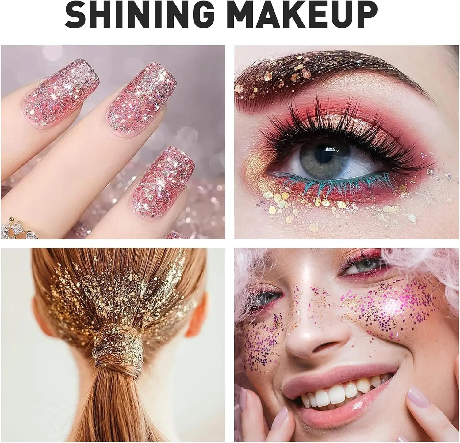 24 Kolory/zestaw Opalizujące Brokatowe Cekiny do Paznokci Holograficzne Kameleonowe Błyszczące Sześciokątne Płatki Świąteczne Ozdoby do Paznokci Cekiny