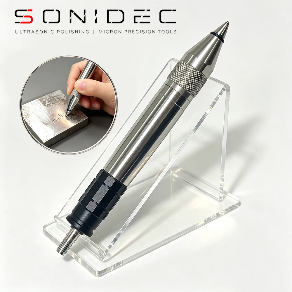 SONIDEC Pneumatic Mini Air Pencil Engraving Tool Engraver Die Grinder Kit Scribe Hammer Engraving Lettering