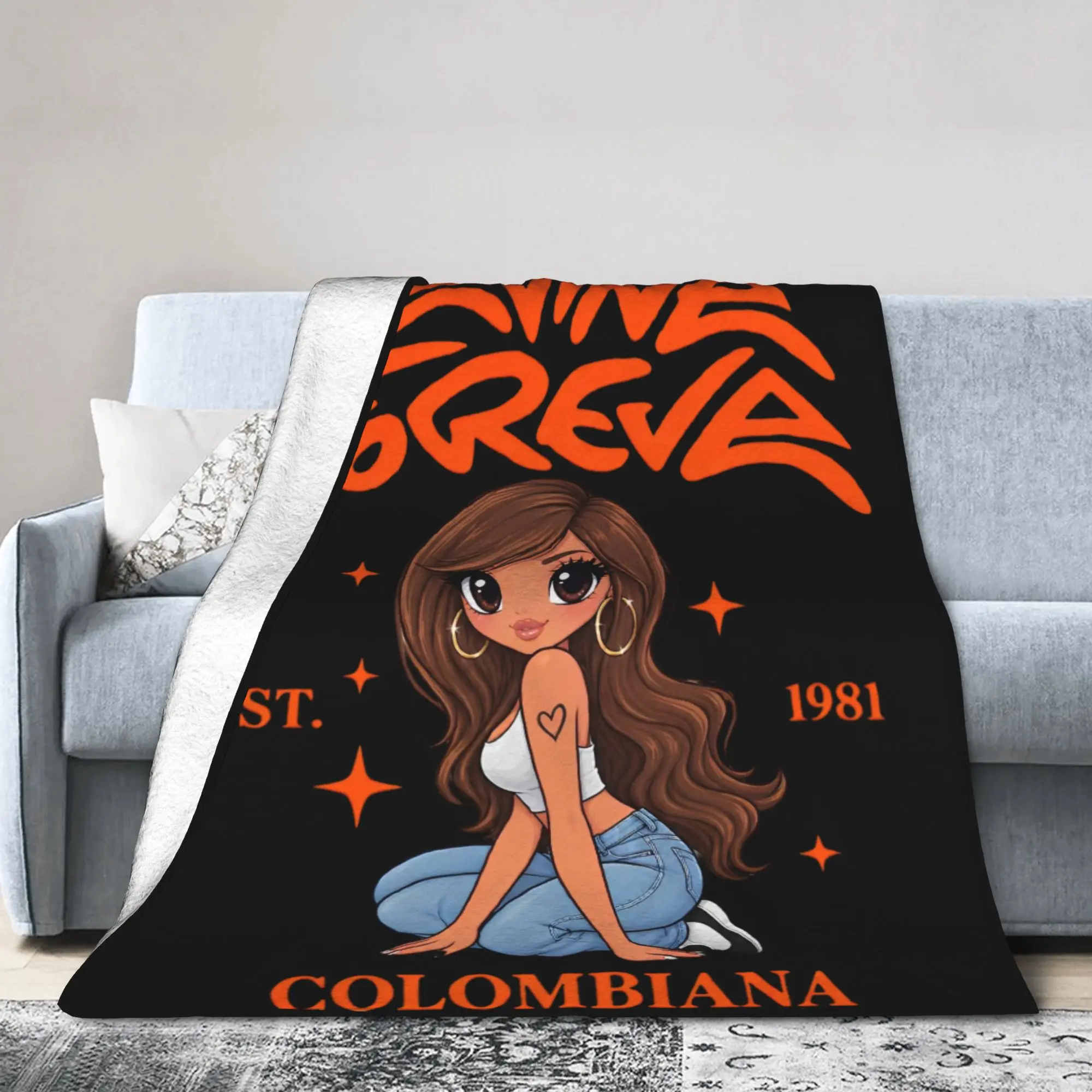 No Me Arrepiento De Sentir Tanto Karols G NMADST  Blankets Ultra-Soft Flannel Cozy Gifts  Throw Blanket Bedspread