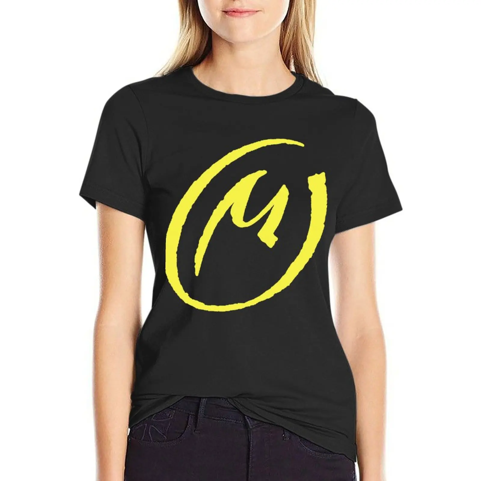 

The Yellow 'M' (La marque Jaune) Classic T-shirt cute tops female Women's t-shirt