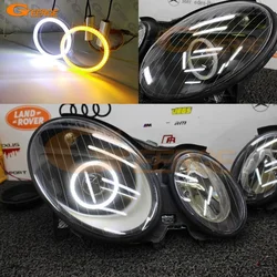 For Mercedes Benz E Class W211 2003 2004 2005 2006 2007 2008 2009 Day Light Ultra Bright LED Angel Eyes Halo Rings