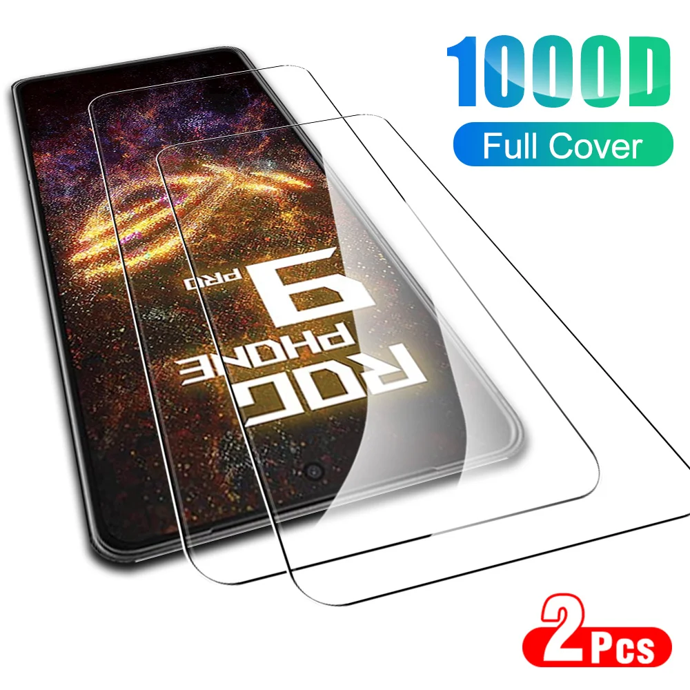 2PCS Tempered Glass Case For Asus ROG Phone 9 Pro Screen Protector ROG Phone9 Phone9Pro Phone 9Pro 2024 Protective Film Cover