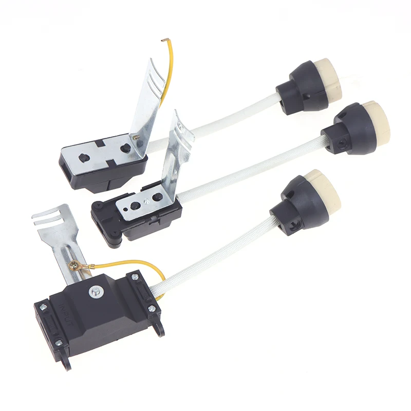 

GU10 Lamp Holder Ceramic Base And Terminal Block/Bridge W Cable And Insulating Sleeve For GU10 Base Halogen Socket GU10 Led Bulb
