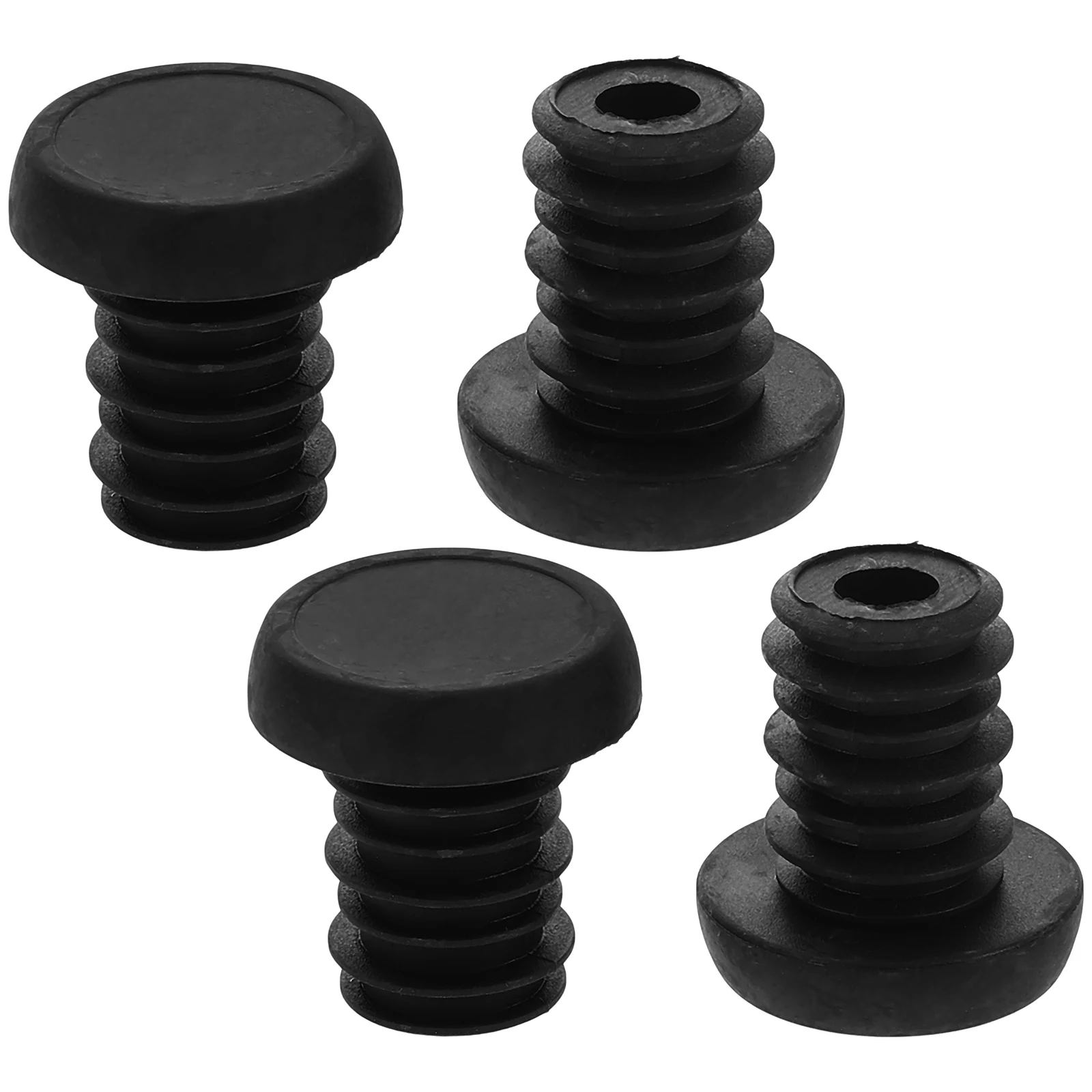

4pcs Bicycle Handlebar Plugs Road Mountain Bike Bar End Caps Compatible Durable Fine Materials Adjustable Design Long Lasting