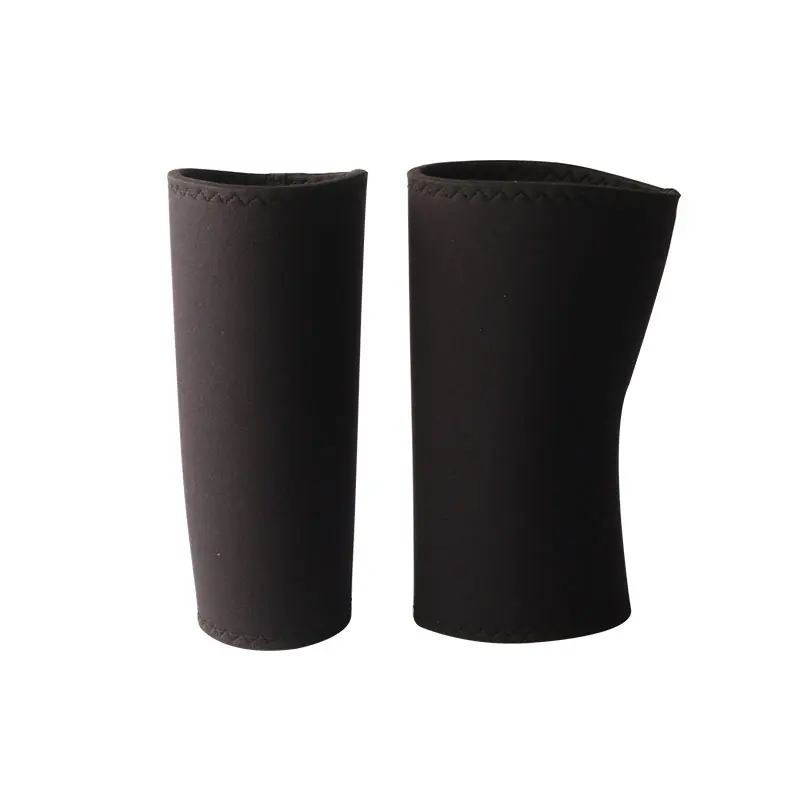 7 mm dicke, steife Kniebandagen in Schwarz für Gewichtheben, professionelle Neopren-Kniebandagen für Kraftdreikampf, Größe 2XS-5XL, Knieschutz – Detail 3